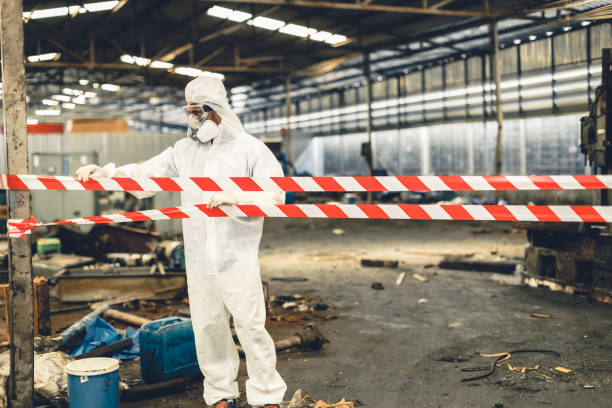 Professional Hoarding Cleanup technician working in Bedford, VA